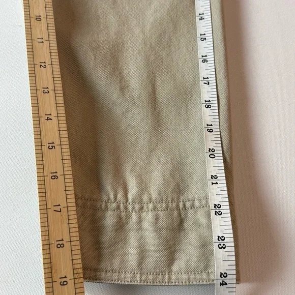 L.L.Bean Women’s Petite Small Canvas Chore Jacket Tan Barn Coat Cotton Utility - Picture 12 of 12